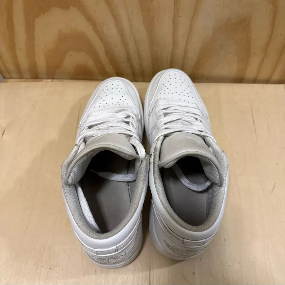 Air Jordan 1 Low Triple White Size 12 Men